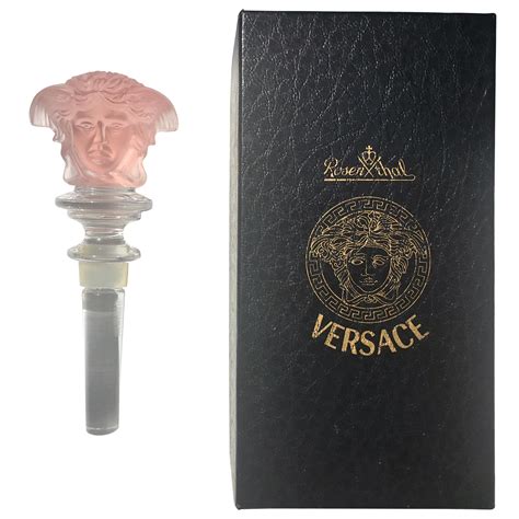 versace bottle stopper|rosenthal versace wine stopper.